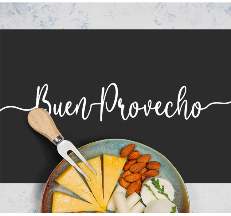 Tischset Text Guten appetit - TenStickers