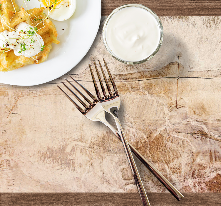 Tischset Textur Natürliche texturen erdige töne - TenStickers