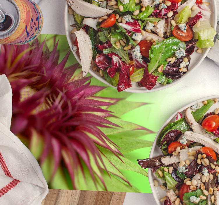 Tischset Bild elegante Distel - TenStickers