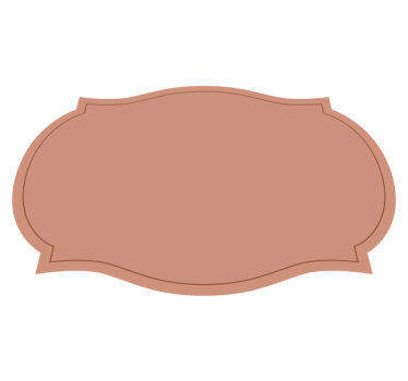 Tischset Etikettenform  - TenStickers