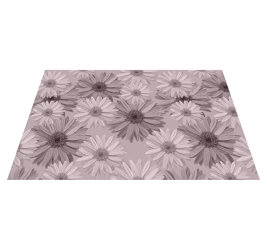 Tropische Blumen Vinyl Tischsets - TenStickers