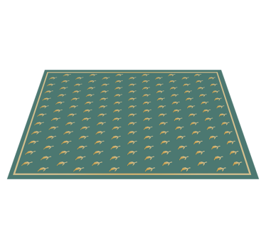 Tischset mit namen elegante gemusterte oberfläche - TenStickers