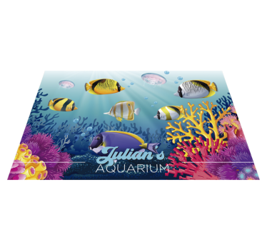 Platzset Fisch Fische schwimmen unter dem Meer - TenStickers