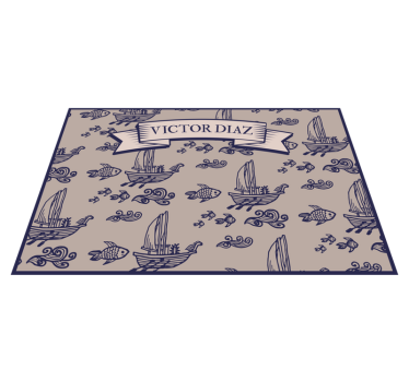 Tischsets originell mit segelmuster - TenStickers