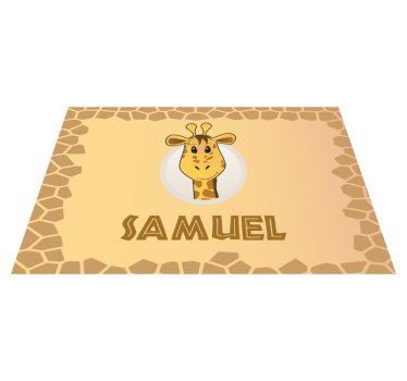 Tischset kinder im giraffen-design - TenStickers