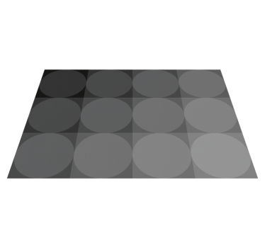 Tischset textur mit subtilen kreisformen - TenStickers