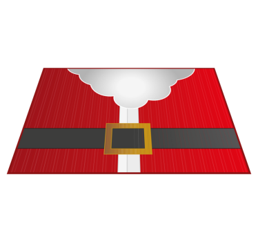 Für weihnachten santa claus kleidung weihnachten Tischsets - TenStickers