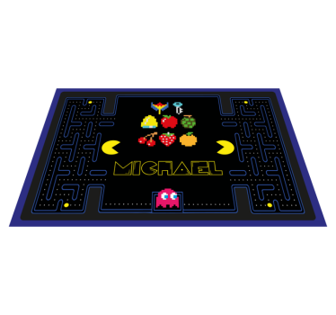 Kinder Tischset Pac Man Spiel - TenStickers