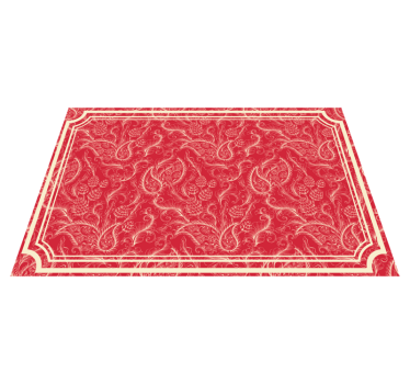 Tischset textur blumeninspiriertes design - TenStickers