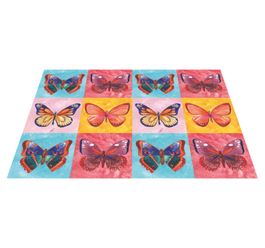 Tischsets originell mit lebhaftem schmetterlingsemblem - TenStickers