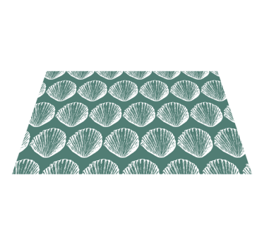 Tischset textur muschel muster tisch - TenStickers