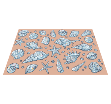 Tischsets originell muschelmuster präsentation - TenStickers