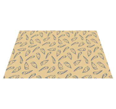 Tischset textur muschel-muster oberfläche - TenStickers