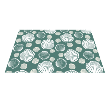 Tischsets originell mit muschelmotiven - TenStickers