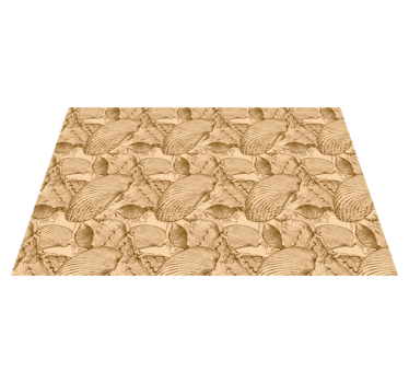 Tischset textur muschelstruktur oberfläche - TenStickers