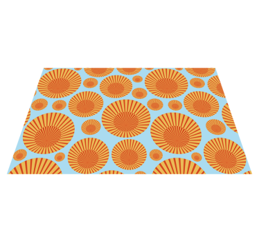Platzset 70's Sun Sonnenschein der 70er jahre - TenStickers