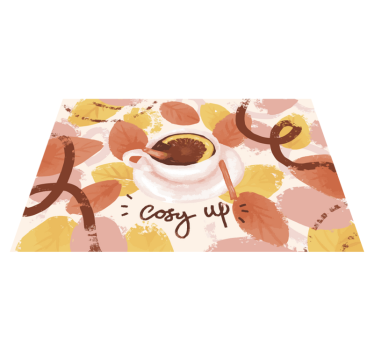 Tischsets originell für gemütliche kaffeetassen - TenStickers