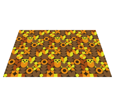 Tischsets originell mit bunten geometrischen mustern - TenStickers