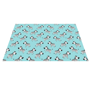 Tischsets originell mit zebra-muster oberfläche - TenStickers