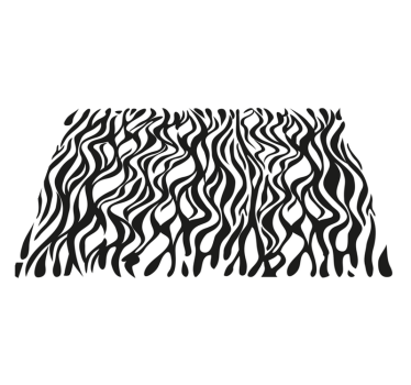 Platzset Zebra Gestreifter Hintergrund - TenStickers