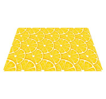 Tischsets originell mit frischem zitronenmuster - TenStickers
