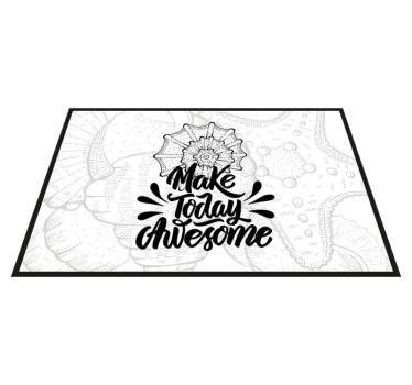 Tischset text mach heute großartig - TenStickers