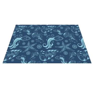 Tischsets originell mit maritimem druck - TenStickers