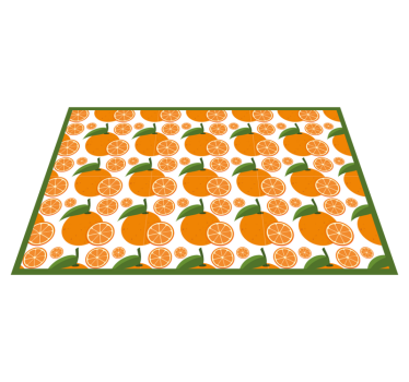 Tischsets originell zitrusfrucht arrangement - TenStickers