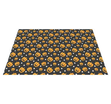 Tischset halloween mit kürbismuster - TenStickers