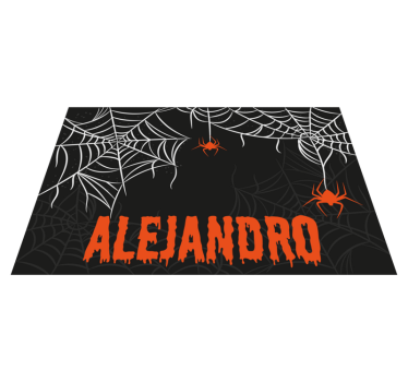 Tischset halloween spooky spinnennetz - TenStickers