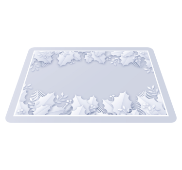 Tischset weihnachten elegantes festdesign - TenStickers