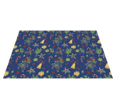 Tischset weihnachten mit weihnachtlichem design - TenStickers