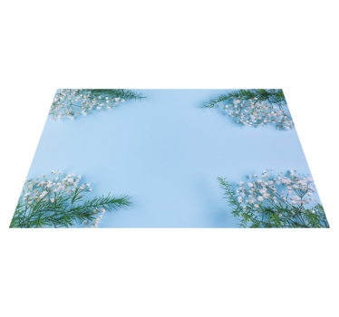 Tischsets originell mit floralem tischakzent - TenStickers