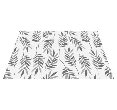 Tischset textur mit elegantem blattmuster - TenStickers
