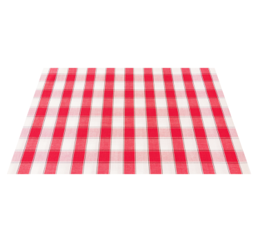 Tischset textur rotkariertes muster - TenStickers