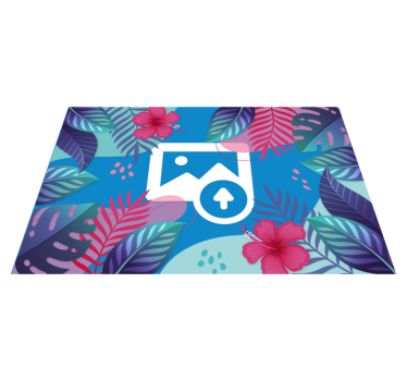 Tischsets originell bunte tropische blätter - TenStickers