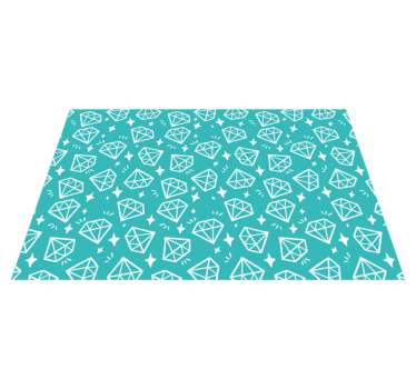 Tischsets originell mit diamantförmigem muster - TenStickers