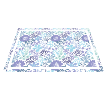 Tischsets originell mit floraler strukturoberfläche - TenStickers