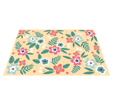 Tischsets originell im floralen design - TenStickers