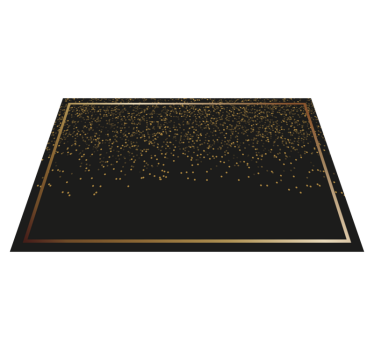 Tischset elegant in elegantem schwarzem glitzer - TenStickers