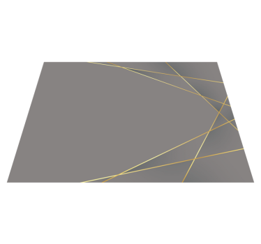 Tischset rund Geometrische formen des grautons - TenStickers