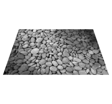 Tischset modern Graue steine - TenStickers