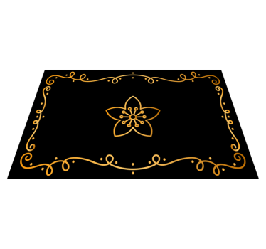 Tischsets originell mit anmutigem botanischen element - TenStickers