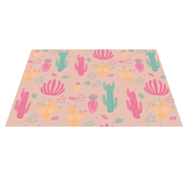 Tischsets originell im lebhaften kaktusdesign - TenStickers