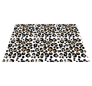 Tischset textur mit leopardenmuster - TenStickers