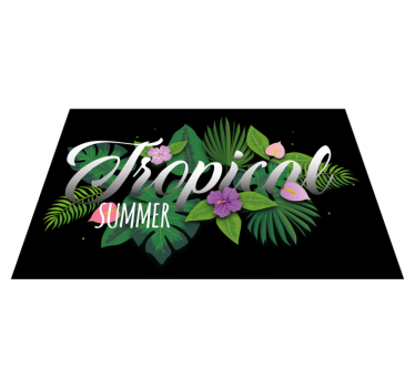 Tischsets originell im tropischen sommerstil - TenStickers