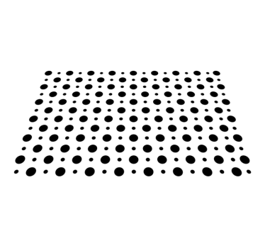 Tischset textur mit schwarzen punkten - TenStickers