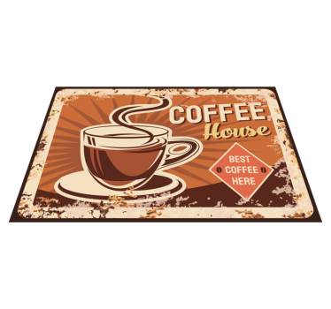 Tischset text kaffeehaus zitat - TenStickers