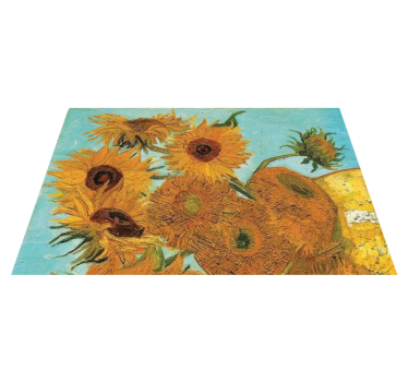 Tischsets originell sonnenblumenlebendigkeit - TenStickers