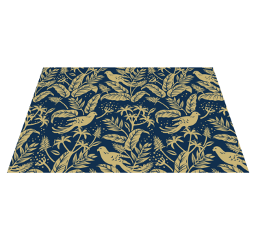 Tischsets originell mit elegantem blattmotiv - TenStickers